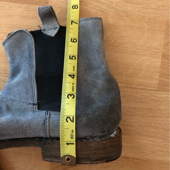 Gray suede Bed Stu slide on ankle boots - Picture 5 of 7